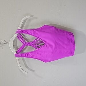 Kiava Purple Braided Swim Top Size S